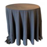 Pressboard Round Table w/ Tablecloth - 30 x 30