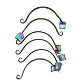 6 Curved Hooks - 12" Long