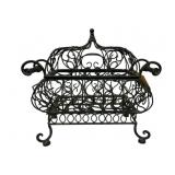 Iron Basket w/ Lid - 17.5 x 15 x 10