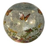 Light Up Glass Deco Ball - 6 x 6