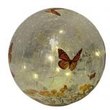 Light Up Glass Deco Ball - 6 x 6