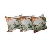 3 Climaweave Indoor/Outdoor Pillows - 10 x 10