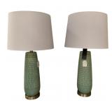 2 Starlight Sage Table Lamps - 29" Tall