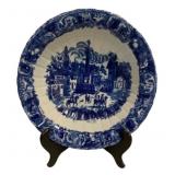 Blue & White Porcelian Bowl w/ Stand - 14 x 4