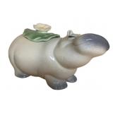 "Bubbles the Hippo" Cookie Jar