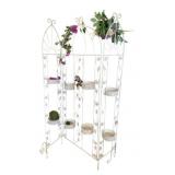 Metal Tri-Fold Decorative Potting Screen