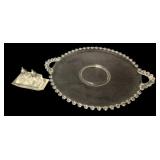 Imperial Glass Candlewick Platter & more