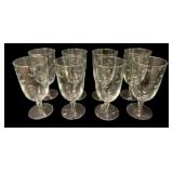 8 Water Goblets - 7"