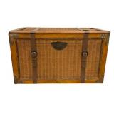 Trunk w/ Leather Straps - 19 x 32 x 18