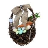 Handcrafted Easter Basket Decor - 17 x 12 x 7