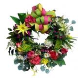 Handcrafted Spring Wreath - 26 x 26