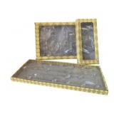 Cypress Glass Home Garland & Ornaments in Box