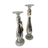 2 Candleholders - 20 x 4.5