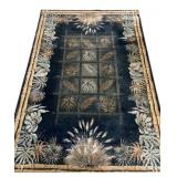 Machine Woven Tropical Area Rug - 90 x 62.5