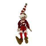 Collectible Holiday Posable Elf Doll - 16" Tall