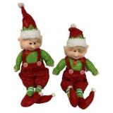 Plush Holiday Elf Shelf Decoration - 16" Tall