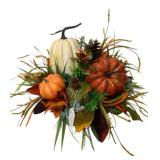 Handcrafted Fall Arrangement in Basket