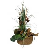Handcrafted Fish Arrangement in Basket