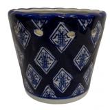Blue & White Planter - 5 x 5.5