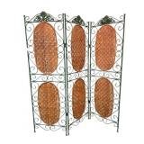 Cast Iron/Wicker Screen - 71 x 65