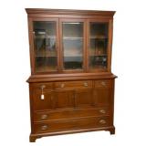 Craftique Mahogany Breakfront China Cabinet