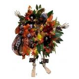Decorative Lighted Halloween Wreath - 39 x 32