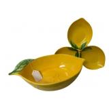 Lemon Bowl & Divided Lemon Tray - 16 x 10