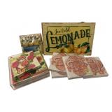 Lemonade Sign & Napkins