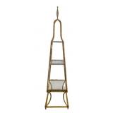 3 Tier Glass/Metal Shelf - 75 x 18.5 x 18.5