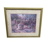 Her Garden by B. Mock Artwork - Signed & Framed