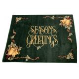 Seasons Greetings Rug - 47 x 63