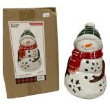 Cozy Snowman Ceramic LED in Box - 6 x 6 x 10