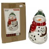 Cozy Snowman Ceramic LED in Box - 6 x 6 x 10