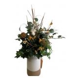 Artificial Arrangement in Art Deco Jug