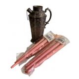 Assorted Items - Wood Callas & Vintage Shaker