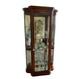 Curio w/ Glass Shelves-CONTENT NOT INCLUDED