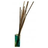 Blue/Green Vase w/ Bamboo Sticks - 60 x 4.5