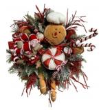 Handcrafted Christmas Gingerbread Wreath