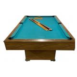 Briarwood Slate Pool Table w/ Pool Cues