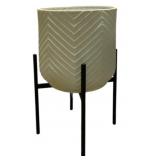 Three Hands Planter w/ Metal Stand - 22 x 15