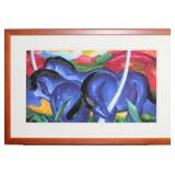 Blue Horses by Marc Franz