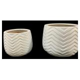 Three Hands Ceramic Vase - 9 x 11