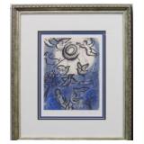 Adam and Eve Print by Marc Chagall