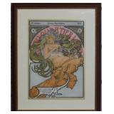 Au Quartier Latin by Alphonse Mucha