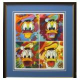 Donald Duck Suite of 4 Giclee by Peter Max