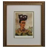 Pretzel Braid Self Portrait by Frida Kahlo