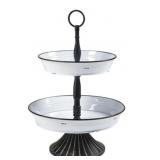 Elk Home Freswick Double Tier Server in White