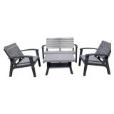 Resin 4pc Outdoor Set