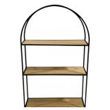 Metal/Wood Storage Shelf - 18 x 29 x 6