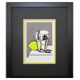 Lemon and Glass Still Life by Roy Lichtenstein